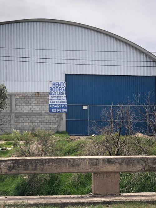 Renta de bodega industrial  de 2,790 m2 en Ciudad Sahagun